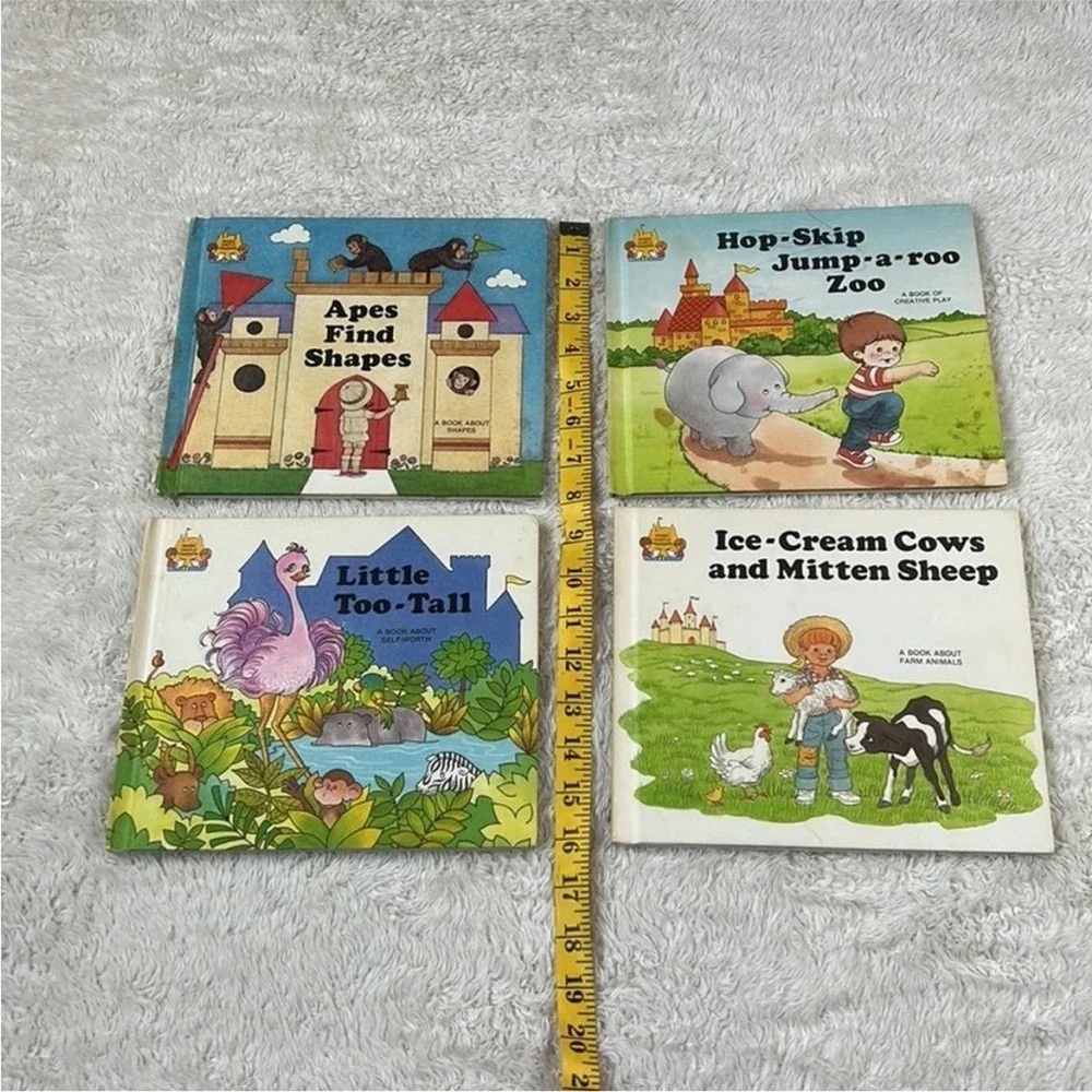 Vintage 80s Magic Castle Readers Moncure Kids Book bundle lot of 8